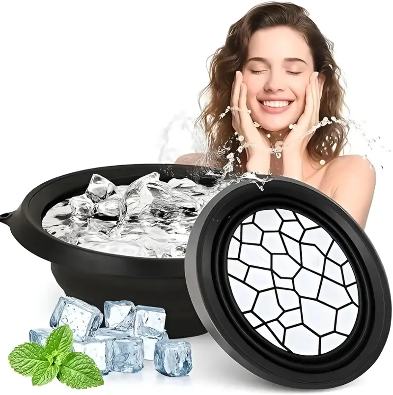 FACIAL ICE BOWL  FOLDABLE MULTY PURPOSE FACIAL BOWL